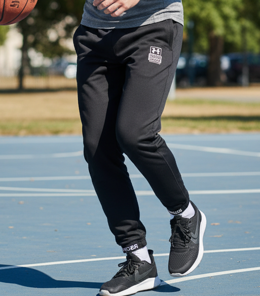 Tapered Fit Athletic Track Pants for Men